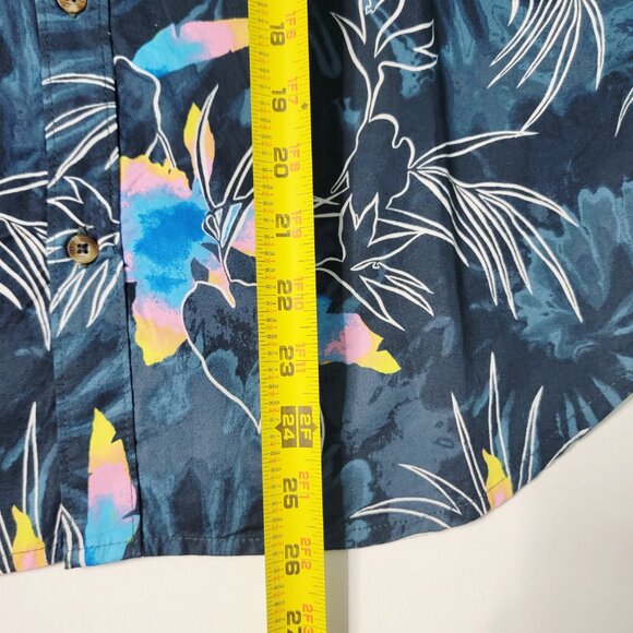 Billabong Boys Youth Sz XL Short Sleeve Button Down Hawaiian Tropical Shirt EUC - Picture 8 of 9
